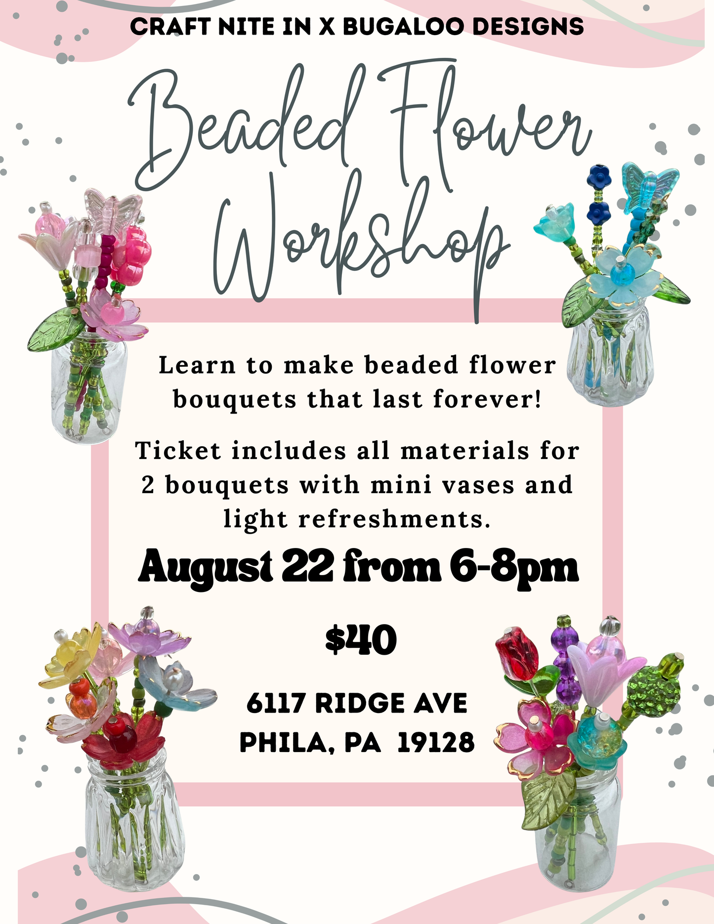 Beaded Flower Workshop