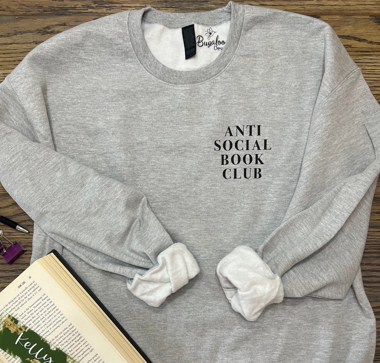 Antisocial Book Club Crewneck