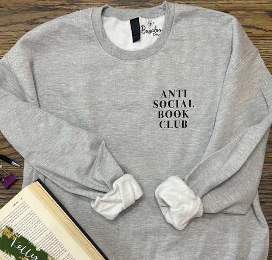 Antisocial Book Club Crewneck