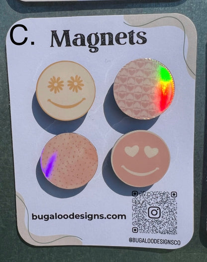 Happy Vibes Magnet Set