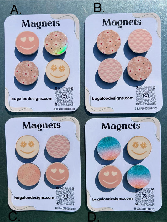 Happy Vibes Magnet Set