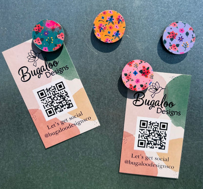 Bright Blooms Magnet Set