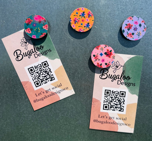 Bright Blooms Magnet Set