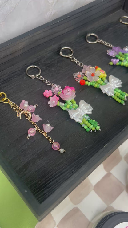 Beaded Bouquet Charm